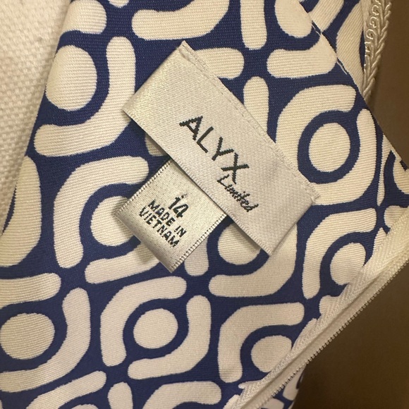 Alyx Limited Blue & white dress. Size 14 - Picture 5 of 11
